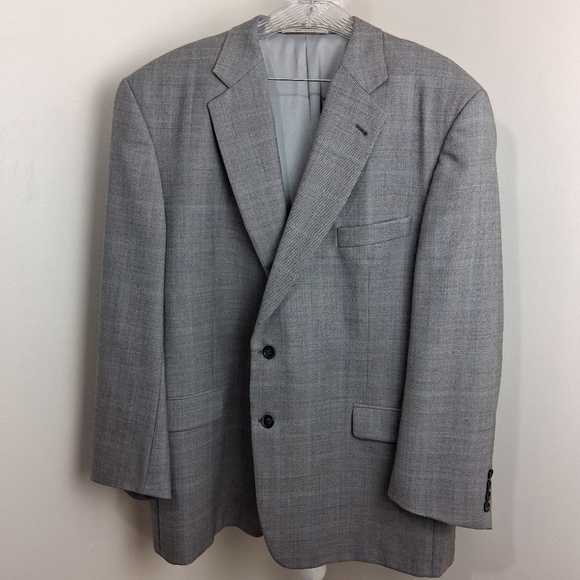 Burberry London Kensington Grey Wool Blazer Size 48 Regular NWOT - Picture 4 of 9